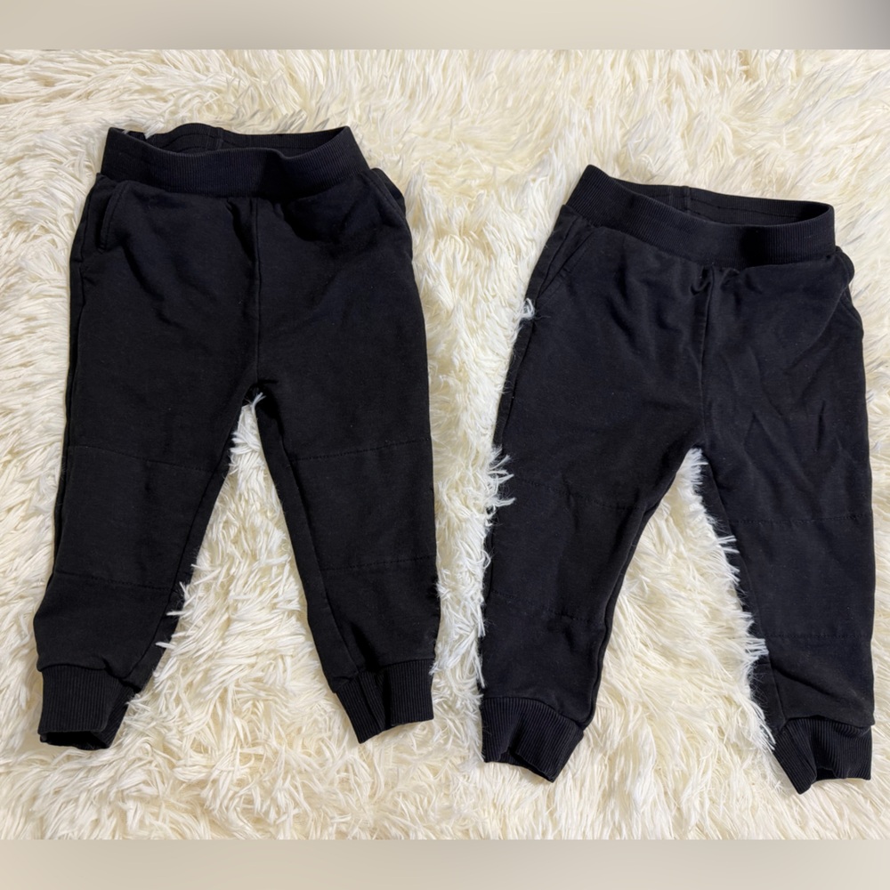 Little Sleepies 18-24 month Black Jogger Set